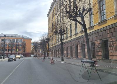 На улице Соборной в Рязани ограничили движение транспорта