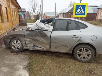 В Спасске пострадал водитель Hyundai Elantra, столкнувшийся с Lada Priora