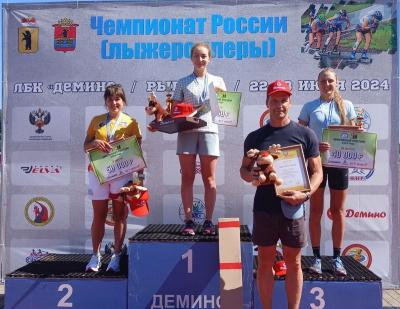 Рязанцы успешно стартовали на чемпионате России по лыжероллерам