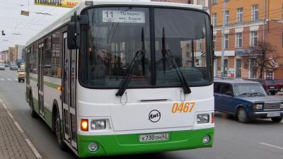Маршрут автобуса №11 в Рязани изменили из-за половодья