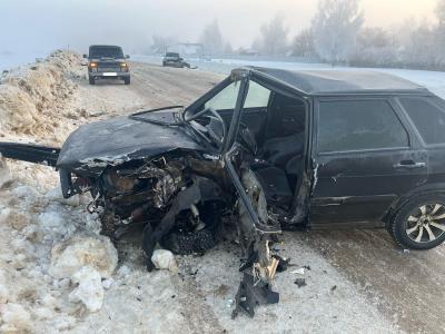 Близ Пителино столкнулись ВАЗ-2114 и Chevrolet Cruze, пострадали три человека