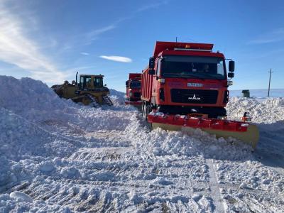 В Ухоловском районе занесённые снегом дороги расчистят к 8 марта