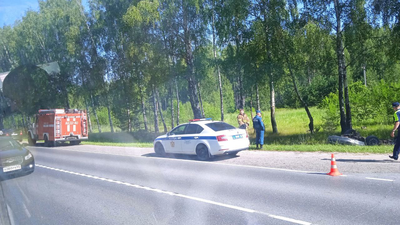 В Касимовском районе произошло серьёзное ДТП