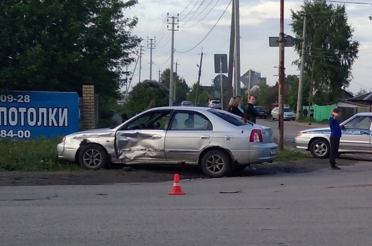 В Сасово не разъехались две автоледи