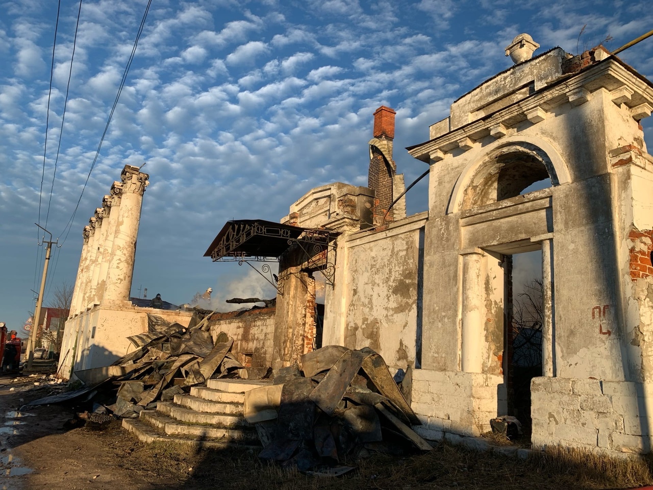 В Касимове сгорел дом Барковых — памятник культуры федерального значения