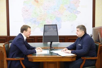 Павел Малков и глава Росавтодора обсудили планы по модернизации сети дорог в Рязанской области