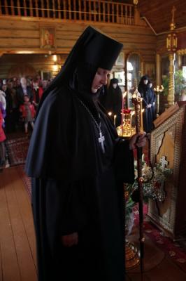 Рязанский архиепископ отслужил в Покровском женском монастыре