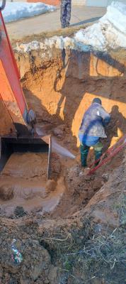 В Касимове устраняют аварию на сетях водоснабжения