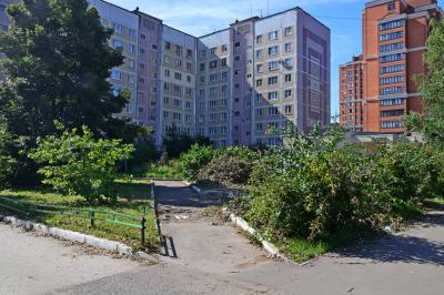 На улице Чкалова в Рязани создают новый сквер