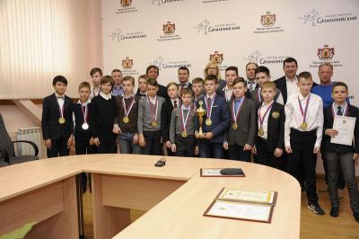 В Рязани чествовали победителей Всероссийских соревнований юных хоккеистов «Золотая шайба»