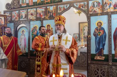 Митрополит Марк освятил новый храм в селе Орехово Спасского района