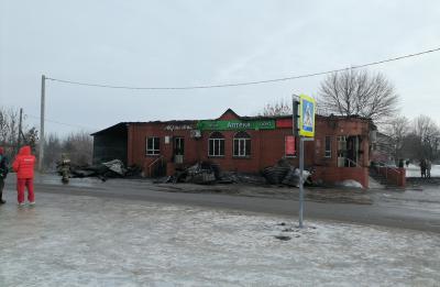 В администрации села Ижевское рассказали о пожаре в коммерческом здании