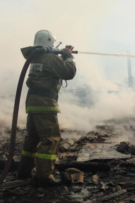 Сгорело кафе по улице Новосёлов в Рязани