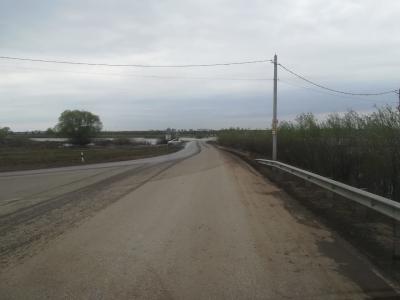 Автодорога в Ермишинском районе освободилась от воды