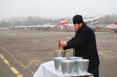 В Рязанской области освятили самолёты