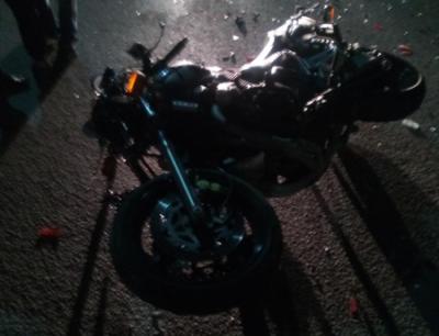 На Московском шоссе иномарка сбила байкера