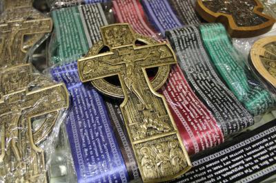Мобилизованным рязанцам в Сельцах передали кресты и иконы