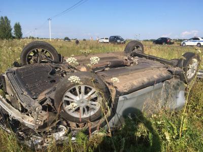 Под Спасском погиб водитель иномарки, опрокинувшейся в кювет