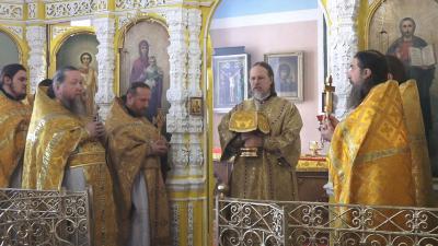 Митрополит Марк посетил храм села Новопанское в Михайловском районе
