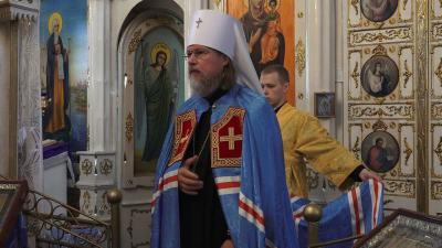 Владыка Марк совершил литургию в храме села Виленки Михайловского района