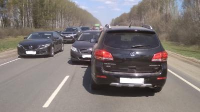 Любопытный водитель устроил аварию на въезде в Путятино