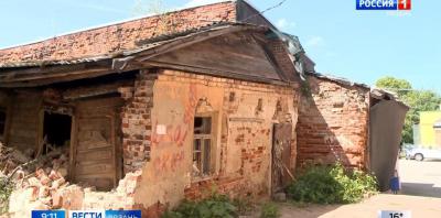 Рязанцы обеспокоены разрушением здания на улице Краснорядской
