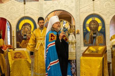 Митрополит Марк освятил Преображенский храм Пронского Спасо-Преображенского монастыря