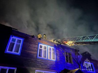 Открытое горение в доме на улице Лесопарковой в Рязани ликвидировано