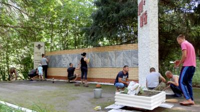 В Чучково отремонтировали памятник павшим воинам