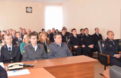 В Рязани чествовали сотрудников штабных подразделений полиции