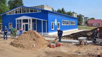 В Спас-Клепиках заканчивается строительство спорткомплекса «Динамо»