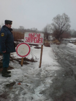 В Сапожковском и Кораблинском районах подтопило по низководному мосту