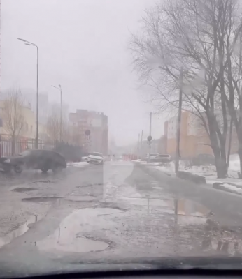 Рязанцы сняли на видео разбитую улицу Быстрецкую