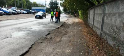 Начался ремонт улицы Военных автомобилистов