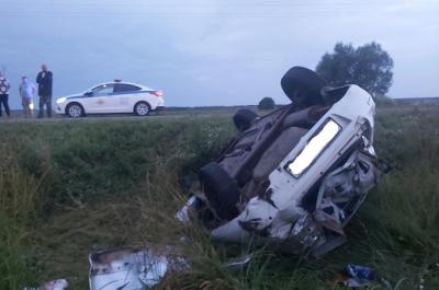 Под Михайловом погиб водитель Datsun On-DO, слетевший в кювет