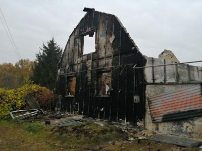От взрывов в Скопинском районе сгорели жилые дома в четырёх населённых пунктах