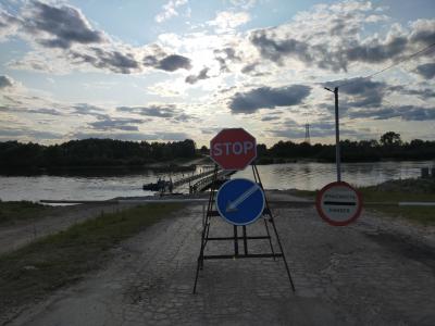Из-за падения уровня воды в Оке перенесён мост в Спасском районе