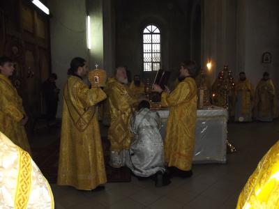 Рязанский митрополит постриг во чтеца насельника Свято-Иоанно-Богословского мужского монастыря