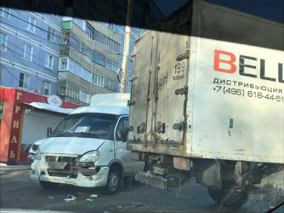 В Канищево столкнулись два грузовика