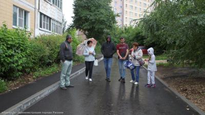 В Рязани прошла приёмка дворов на улицах Новосёлов, Трудовая и Пугачёва