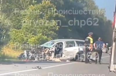 В Рязанской области на трассе М5 произошло серьёзное ДТП