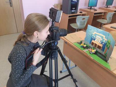 Рязанская школьница сняла мультфильм по безопасности дорожного движения