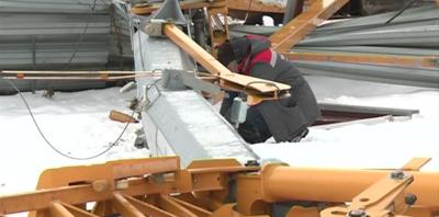 В Рязани рухнул строительный кран