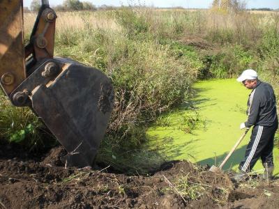 В Рязанском районе обводнили 100 гектаров торфяников
