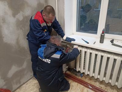 Сотрудники РМПТС работают на социальных объектах Херсонской области