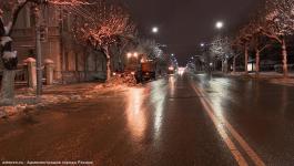 За ночь с рязанских улиц вывезли семьсот кубометров снега