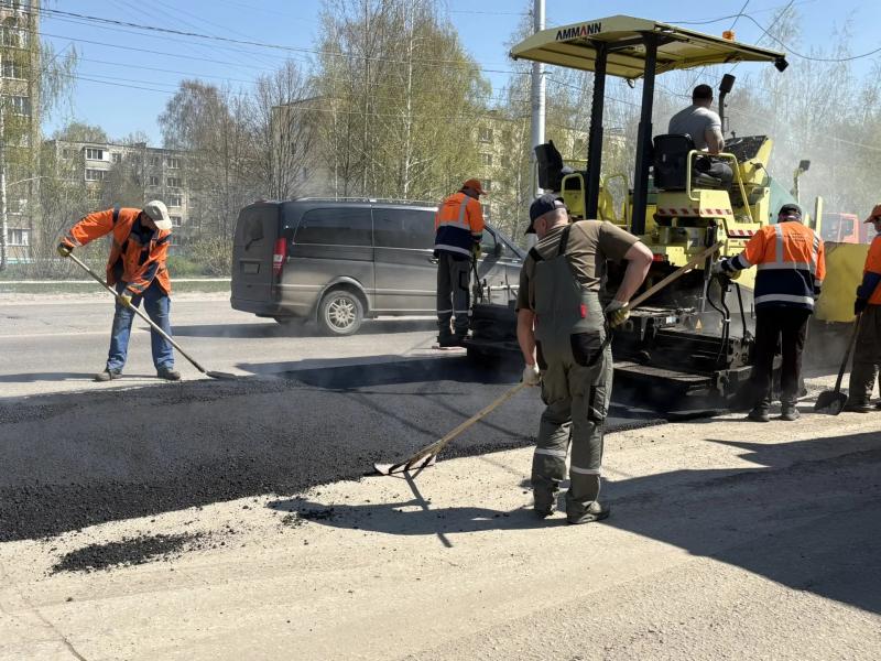 В Рязани активно восстанавливают дороги