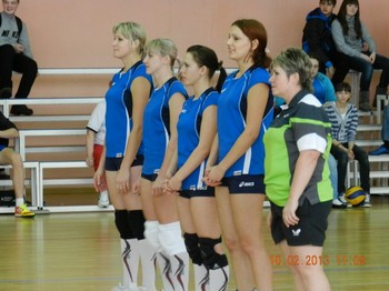 За награды чемпионата Скопина по волейболу боролись десять команд