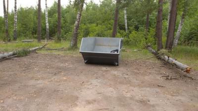 Возле озёр Ласковское и Уржинское установили бункеры для сбора мусора