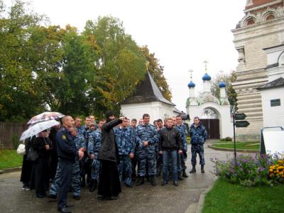 Слушатели учебного центра рязанского УФСИН посетили пощуповскую обитель 